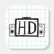HD TV doodle