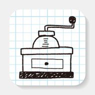 coffee grinder doodle