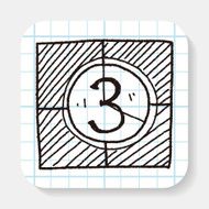 film countdown doodle