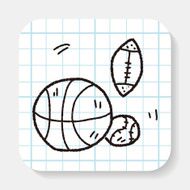 sport ball doodle