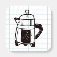 coffee doodle drawing N6