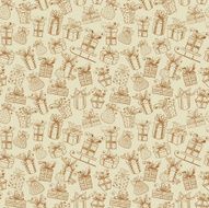 Seamless texture with gift boxes N5