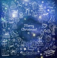 Doodle christmas card