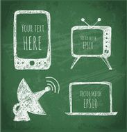 Mobile phone TVset antenna and notebook