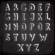 Handmade typeface