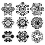 round vector ornaments N2