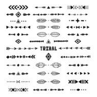 Hand drawn tribal collection