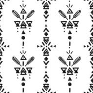 Tribal Hand Drawn Background N3