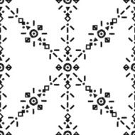 Tribal Hand Drawn Background N6