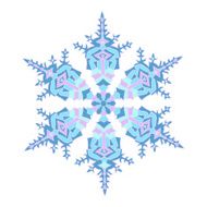 Hand-drawn doodles natural color snowflake Zentangle mandala style N2