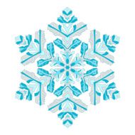 Hand-drawn doodles natural color snowflake Zentangle mandala style N3