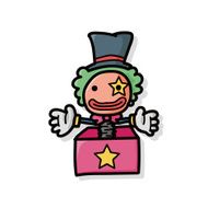 Clown doodle N6