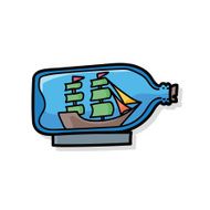 Boat in a Bottle doodle