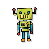 robot doodle N155