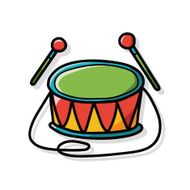 Toy drum doodle N2