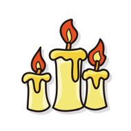 candle doodle N11