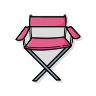 Director&#039;s chair doodle N2