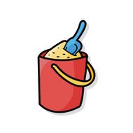 sand bucket doodle N3