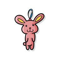 baby rabbit doodle