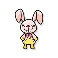 baby rabbit doodle N2