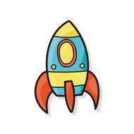 spaceship doodle N18