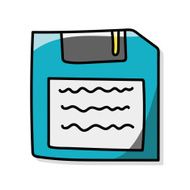 floppy disk doodle