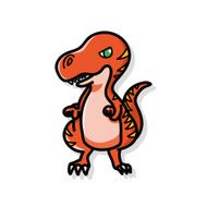 dinosaur doodle N51