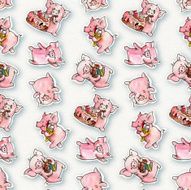 Cartoon Pig N31