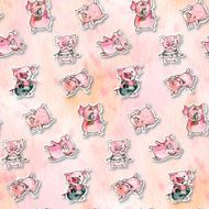 Cartoon Pig N32