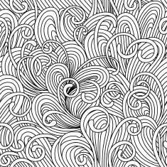 Seamless pattern with waves N8