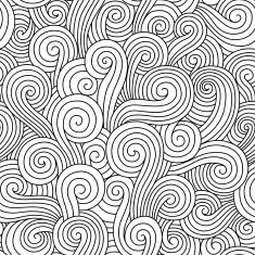 Seamless pattern with waves N9