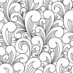 Seamless pattern with waves N10