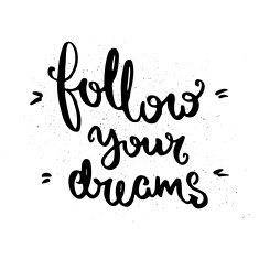 Hand drawn lettering poster N5