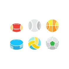 set of game balls