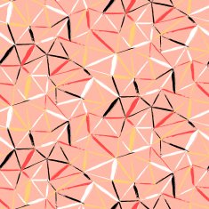 hand painted geometric pattern N6