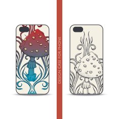 Design Case for Phone Abstract Mushroom Two