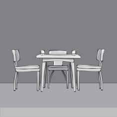 Dinner table N6