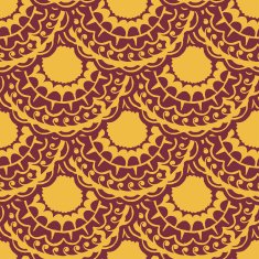 Seamless with vintage pattern Vector illustration N3