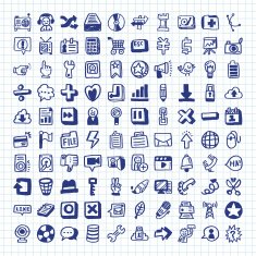 Doodle Web Icons N7