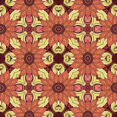 Vector Seamless Abstract Tribal Pattern N14
