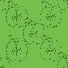 Seamless background with apples N12