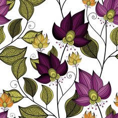 Vector seamless floral pattern N39