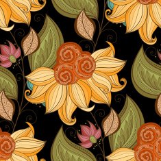 Vector seamless floral pattern N41