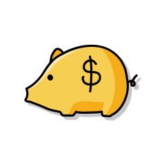 piggybank doodle