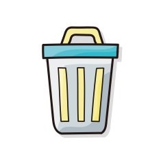 trash can doodle N3