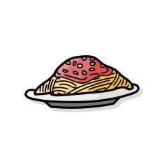 Spaghetti doodle