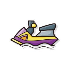 Water scooter doodle