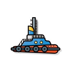 Boat doodle N6