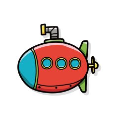 submarine doodle N4