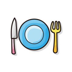tableware doodle